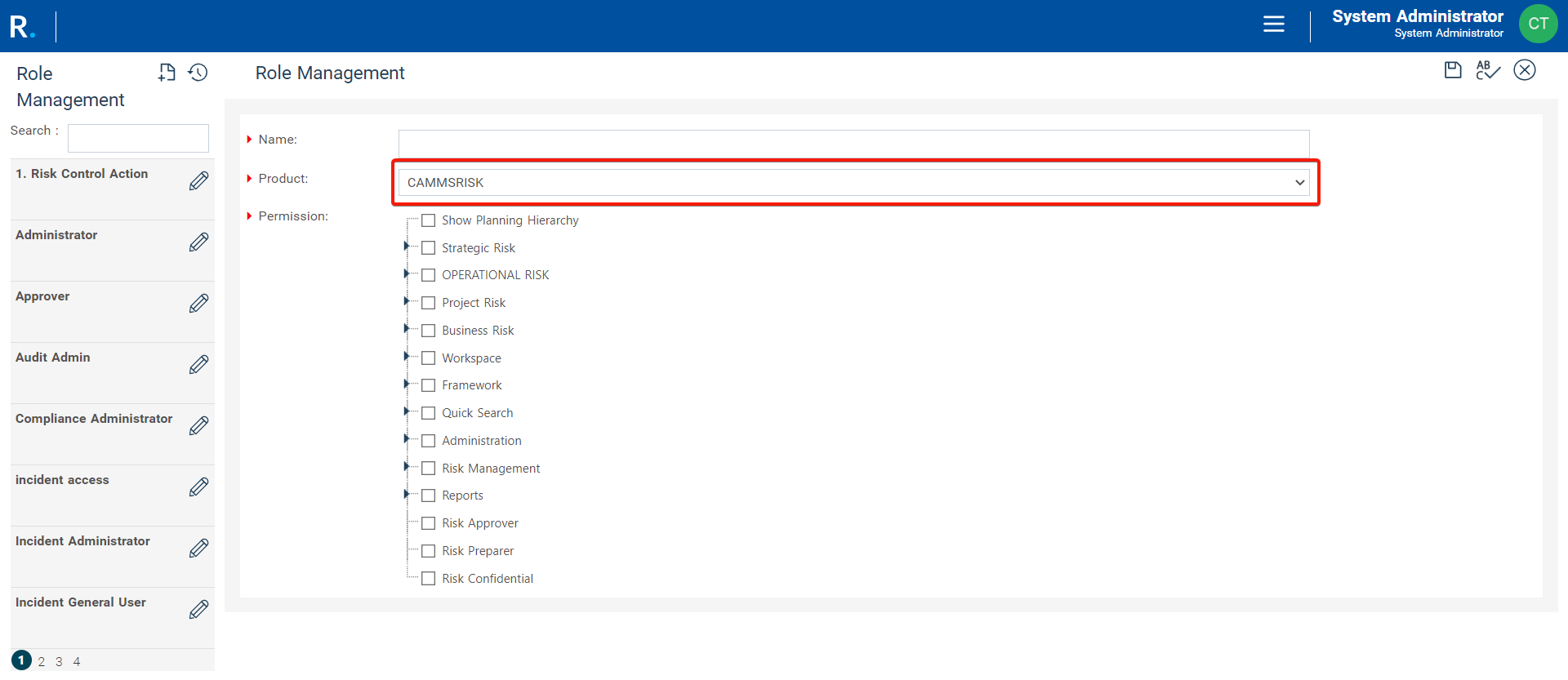 Understanding Camms.Risk Evolved Permission Settings